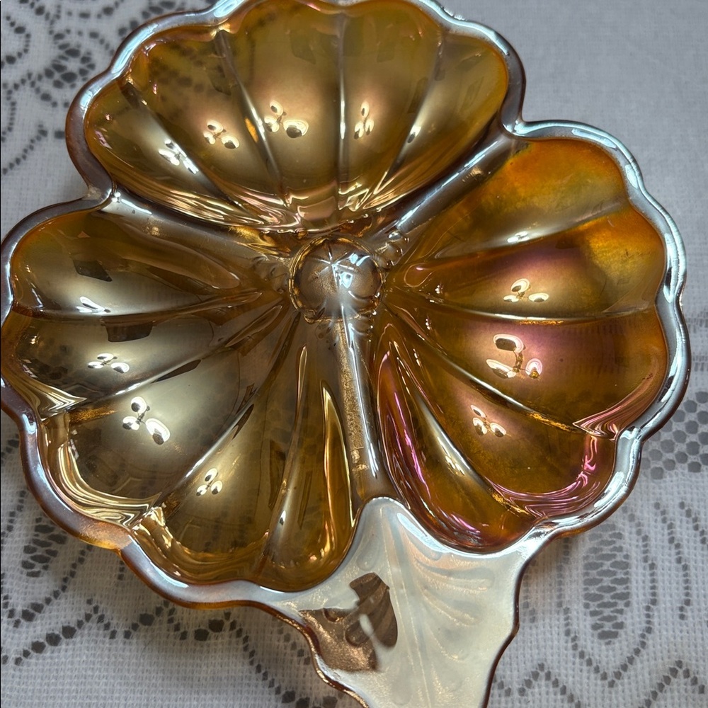 Peach luster wear  dish / ashtray vintage 1960’s
